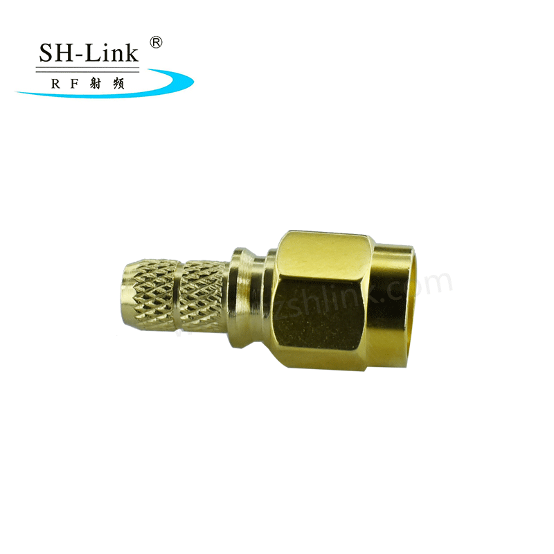 RF SMA coaxial female connector for RG316 RG174 cable